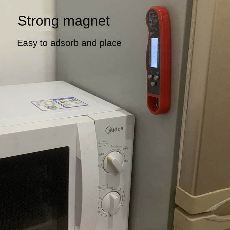 Kitchen foldable barbecue thermometer food food bottle waterproof water thermometer baking milk tea shop with backlight,50℃~300℃