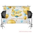 thumbnail image 3 of Amdohai 7*5ft Happy Birthday Photo Backdrop Adult Birthday Theme Photography Background Cloth Party Decorations, 3 of 6