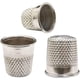 thumbnail image 1 of Dedales de metal para dedos Dedales para dedos Protectores de dedos de metal para costura de bricolaje Protector de dedos (10 piezas), 1 of 5