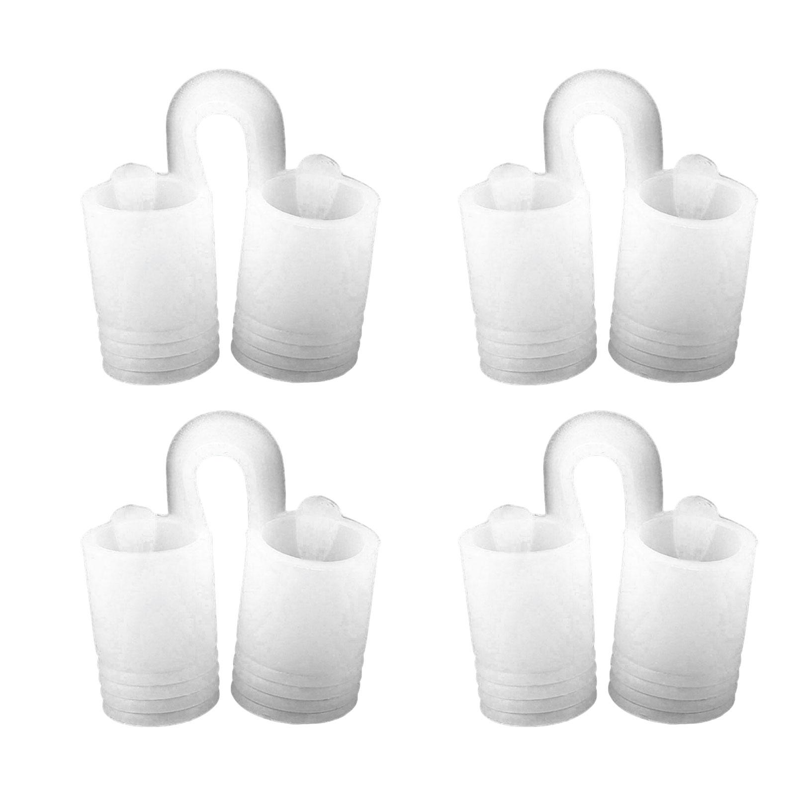 Nostril Opener Hollow Out Nasal Dilators for Breathing 4 Pcs Anti