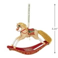 thumbnail image 5 of Hallmark Keepsake Christmas Ornament 2023, 50 Years of Memories Rocking Horse Special Edition Porcelain Ornament. .12 lbs., 5 of 6