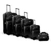 Totes Luggage 5-Piece Luggage Set, Black