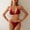 Wine, variant on Women's Halter Triangle Bikini Set Seashell Chain High Cut Two-Piece Beach Swimsuit