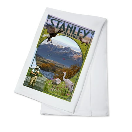 Stanley, Idaho - Town Scenes - Lantern Press Poster (100% Cotton Kitchen