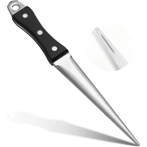 ABCISI Hoof Knife Sharpener Farrier Tool - Professional Diamond Honing Rod for Sharpening Hoof Knives - Kitchen/Garden/Outdoor Tool Blade Sharpener - Durable Handheld Knife Sharpening Rod