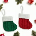 thumbnail image 6 of Viflosae Christmas Stockings Christmas Stockings Red Green Amber With Glittery Paillettes And Spangles White Cuff Big Xmas Socks For Decoration Storage Stocking Stuffers for T, 6 of 9