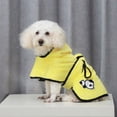thumbnail image 4 of Albornoz absorbente de secado rápido para mascotas, con capucha y forro polar coral, ropa para perros con pelo dorado de Teddy Coke, 4 of 5