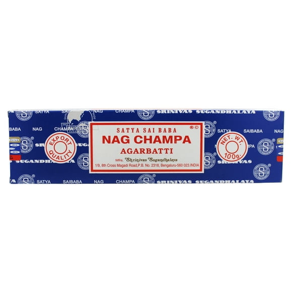 Satya - Bâtonnets d'Encens Nag Champa - 100 Grammes