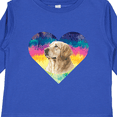 thumbnail image 4 of Inktastic Golden Retriever Dog Retro Girls Long Sleeve Toddler T-Shirt, 4 of 5