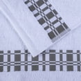 thumbnail image 3 of BNM Modern Plush Cotton Assorted 6 Piece Towel Set, White, 3 of 7