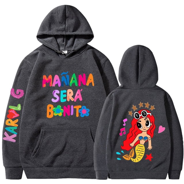 Sudadera con capucha de Manana Sera Bonito para hombre y mujer, ropa con estampado de Karol G Manana Sera Bonito, de mañana