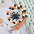 thumbnail image 1 of ABPWLY Halloween Beads String Wood Color Colorful Wood Beads Fringe String Fringe Home Decoration Pendant Clearance Kitchen Decor Canada Days Fall Decorations for Home Home and Kitchen, 1 of 6