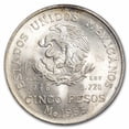 thumbnail image 3 of 1953-Mo Mexico Silver 5 Pesos Hidalgo Bicentennial MS-65 PCGS, 3 of 3