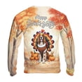thumbnail image 2 of Happy Thanksgiving English Setter Turkey Costume Pumpkins Autumn Leaves All Over Print 3D Sweatshirt Unisex Merch Dog Lover - 13014, 2 of 6