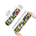 thumbnail image 4 of Pofeuu Green Mushroom Print 30cm Socks, Adult Running Hiking Socks for Youth and Adult, 4 of 7