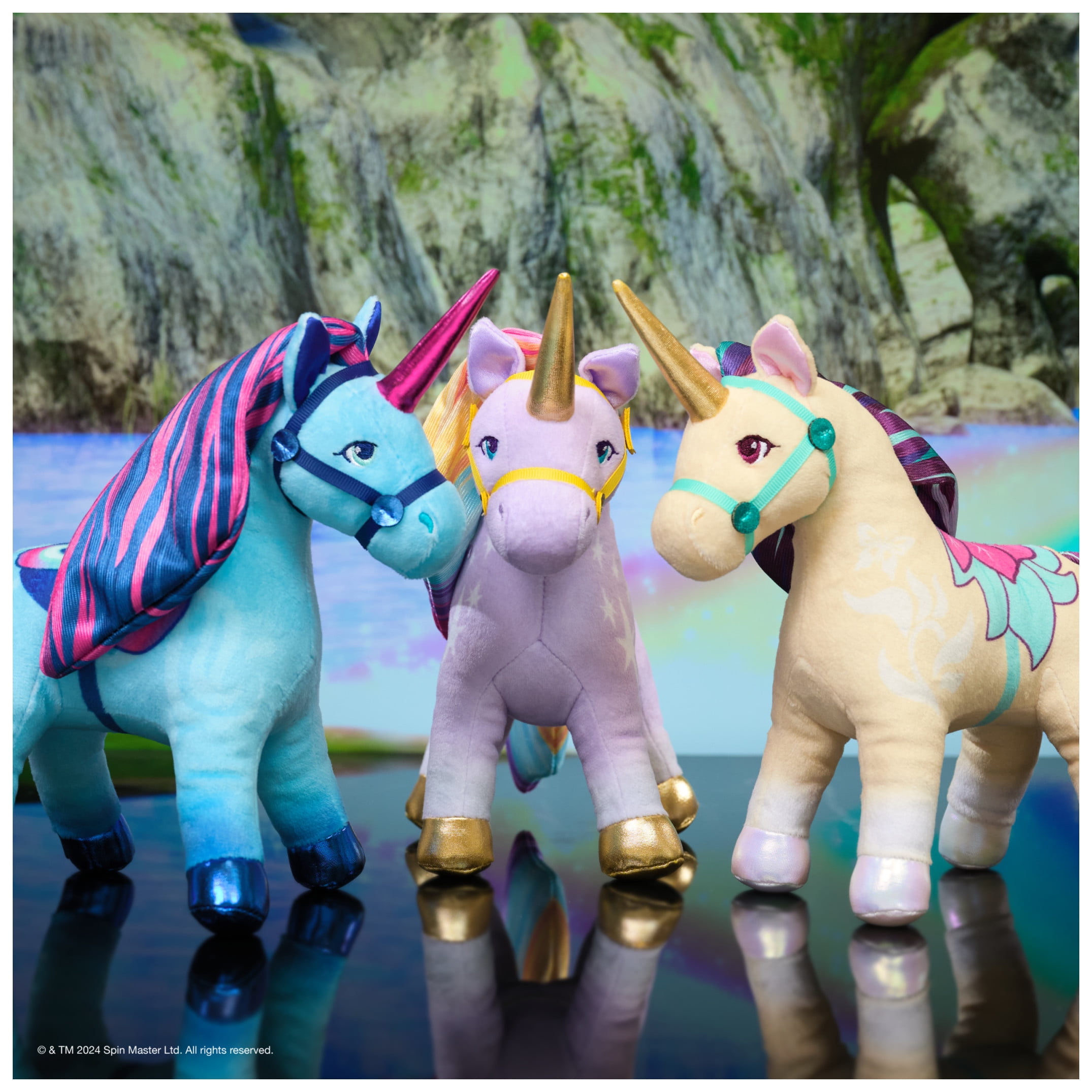 Unicorn Academy, 7-Inch Unicorn Plush Toys, Stuffed Animals (Styles May Vary)
