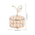 thumbnail image 2 of KONTONTY Creative Golden Crystal Keepsake Box for Home Jewelry Storage, 2 of 8