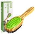thumbnail image 2 of HOP Dog&Cat Brush for Short Hair Long Hair, 2-in-1 Airbag Comb for Cat Dog Grooming,Removes Floating Hair & Massages Skin, 2 of 7