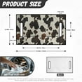 thumbnail image 7 of Renewold Golf Cart Seat Cover with Pockets Sweat Absorption Quick Dry Golf Cart Blanket Keeps Seat Cool and Comfort Universal Fit, 52 x 32 Inch, Brown Black Cow Print, 7 of 7