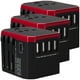 thumbnail image 2 of Adaptadores Universales de Viaje TravelXpertRed 3Pzas 100-240V 50-60Hz 5V 5.6A EU/UK/USA/ AUS Negro/Rojo., 2 of 2