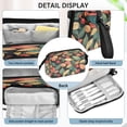 thumbnail image 4 of Fish Mouth Pencil Bag 9.45*3.74*5.9 Inches Pencil Bag Pencil Case Pencil Box Makeup Bag Suitable for Office and Study Cartoon Christmas Leaves, 4 of 7