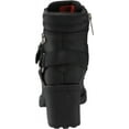 thumbnail image 3 of HARLEY-DAVIDSON FOOTWEAR Women's Howell 5" Lace Motorcycle Boot 10 Black, 3 of 8