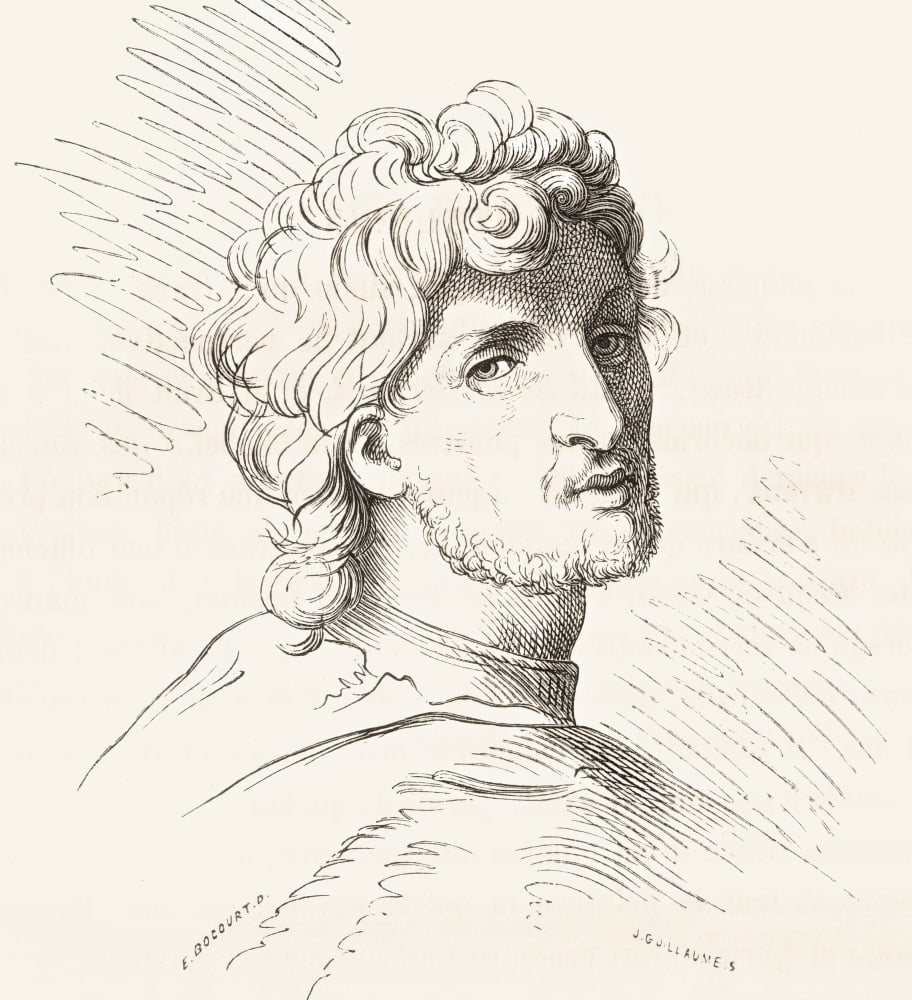 Franciabigio Aka Francesco Di Cristofano Marcantonio Franciabigio Or Francia Bigio 1482 - 1525 Italian Artist Of The Florentine Renaissance From Histoire Des Peintres Cole Florentine Published 1876 C