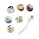thumbnail image 3 of Paquete de 2 cepillos multiusos para limpieza de biberones, cepillo para biberones, cepillo para tazas de café, mango largo y curvo para cepillos para biberones, blanco, 3 of 5