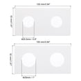 thumbnail image 2 of 2x2 Coin Flips 200 Pack 20.5/25mm Cardboard Coin Holder Paper Coin Holders for Coin Collection Supplies Collector, White, 2 of 7