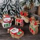 thumbnail image 4 of Calendario de adviento de madera para Navidad, decoración de renos, decoración de mesa navideña, 4 of 4