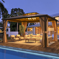 thumbnail image 3 of Hommow 12’ x 14’ Hardtop Gazebo, UV-Resistant Canopy with Durable Aluminum Frame, 3 of 8