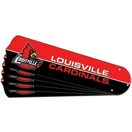 Ceiling Fan Designers 7990-LOU New NCAA LOUISVILLE CARDINALS 52 in. Ceiling Fan Blade Set