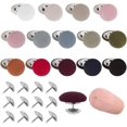 thumbnail image 1 of 28 Sets Baseball Cap Button Top Replacement Hat Buttons 14 Colors 0.68Inch/17.3mm Cloth Covered Hat Buttons Hat Snap Button for Replacement Repair Jeans Blouse Handbags Sewing Supplies, 1 of 5