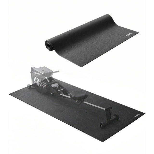 VEVOR Tapis de Course pour Sol 1/4 Pouces Épais 30"x60 Pouces Équipement d'Exercice