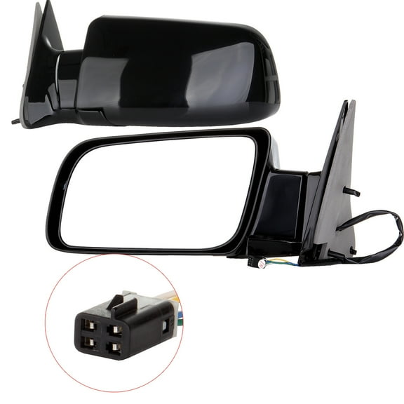 SCITOO Side View Mirror a Pair of Mirrors Door Mirror fit for 1995-1999 GMC Yukon Suburban 1992-1994 Chevrolet Blazer GMC Jimmy 1988-1998 Chevrolet Pickup Truck Suburban Power Adjustment