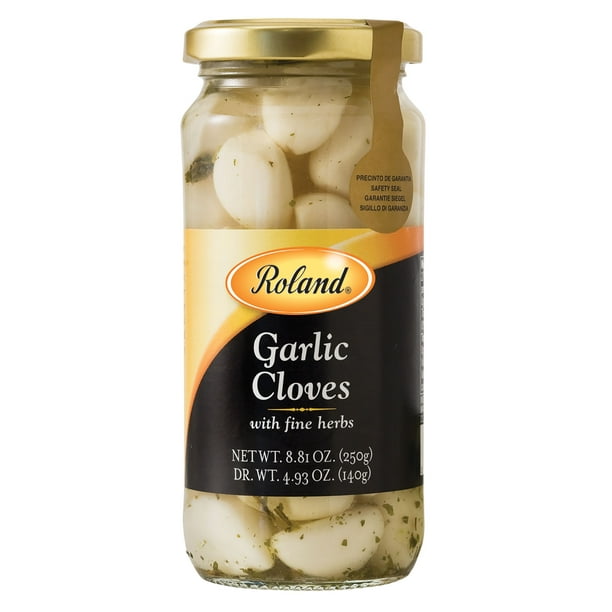 (4 Pack) Roland Garlic Cloves With Herbs, 8.8 Oz