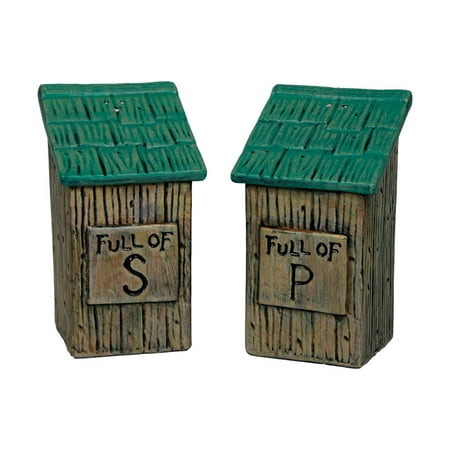 Rivers Edge Products Salt and Pepper Shaker Outhouse