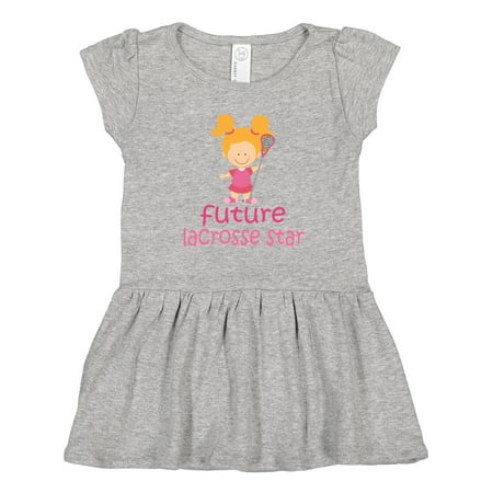 

Inktastic Future Lacrosse Star Girl Gift Toddler Girl Dress