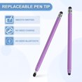 thumbnail image 4 of Uxcell Stylus Pens for Touch Screens, 2 in 1 High Sensitivity Universal Pen Purple, 4 of 7
