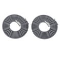 thumbnail image 2 of 4pcs Deck Chair Rope Deck Chair Accessories Chaise Longue Rope Chaise Elastic Rope (Grey), 2 of 3