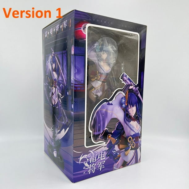 Figura de anime Genshin Impact Kamisato Ayaka, Yae, Ko, figura de acción de Raiden Shogun, Paimon, Klee, figura de Ganyu, modelo de juguetes de mantequilla, 28 cm28 cm con caja al por menor2 zhangyuxiang unisex