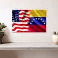 thumbnail image 2 of Elephant Stock America Venezuela Flags Wall Art - Flags Canvas Canvas - 12" x 8", 2 of 8