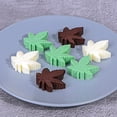 thumbnail image 3 of Molde de silicona para hojas de marihuana, paquete de 2 moldes de silicona para caramelos de hojas de arce para chocolate, gelatina, cera de hielo Kamehame NA, 3 of 6