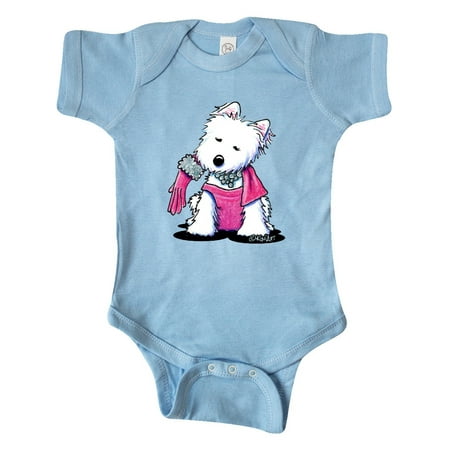 

Inktastic Material Girl Westie Dog Gift Baby Girl Bodysuit