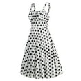 thumbnail image 3 of Retro Swing Dresses for Women 1950s Vintage Rockabilly Clothes Pinup Clothing Party Dress, 3 of 5