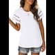 thumbnail image 2 of Camisetas de Corta con Encaje para Mujer, Blusas de Verano, Camisetas Informales Holgadas. XL, 2 of 5