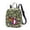 D, variant on Women's Camo Star Print Mini Backpack, Letter Y Butterfly Initial Small Bag with Adjustable Strap