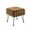 Taupe, variant on Home Soft Things Bubble Textured Stool Ottoman - Burnt Orange - 17'' x 17'' x 17''