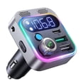 thumbnail image 1 of Car Fast Charging Clear Call 48W Dual Microphone Bluetooth Transmitter Mobile Phone Car Charger Best Sound Quality FM Transmitte, 1 of 4