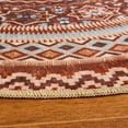thumbnail image 6 of SIXHOME Boho Round Rugs for Living Room Washable Rugs 5Ft Circle Soft Vintage Moroccan Carpet Geometric Indoor Rug for Bedroom Dining Room Office Foldable Nonslip Round Rug Colorful and Red, 6 of 6